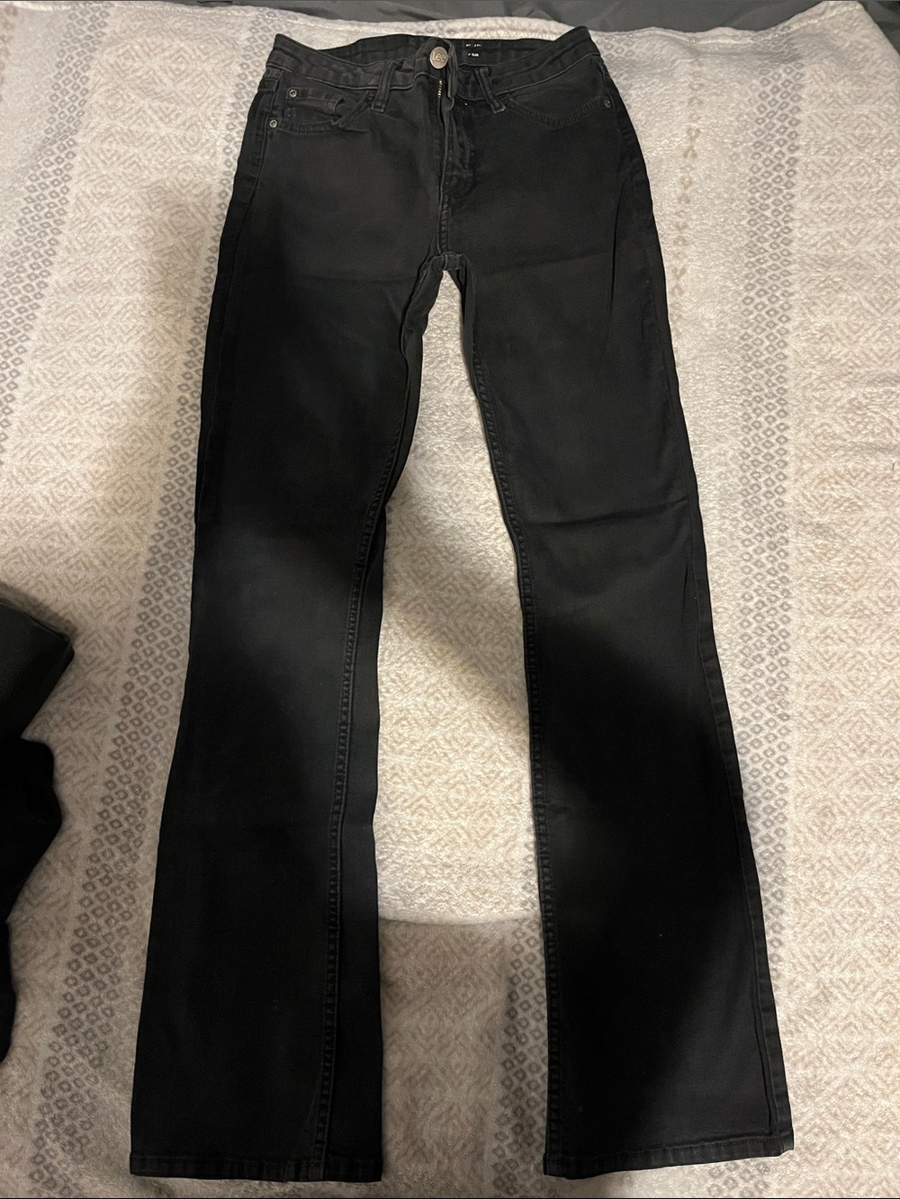 Lee Black Flare Jeans for Women